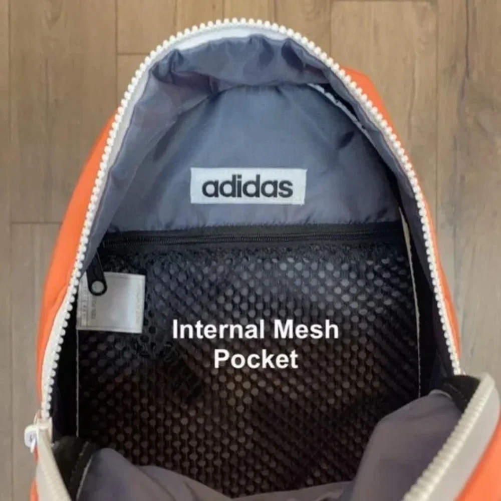 Adidas Women's Orange Sherbet/White Core Mini Backpack